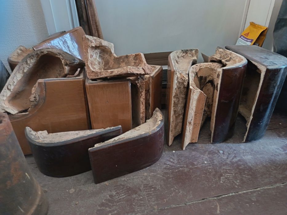 Кахлени плочки от  камина