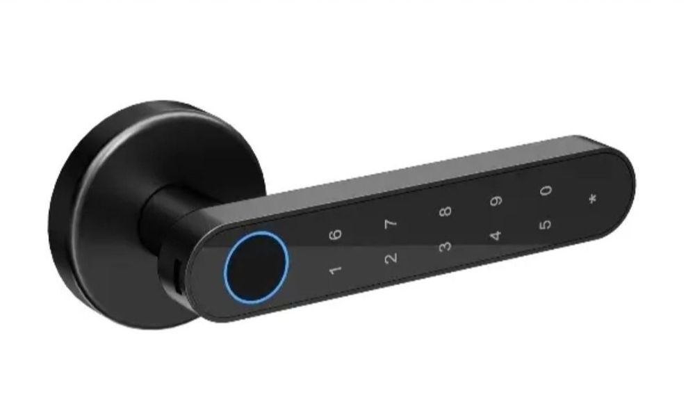 Maner smart cu amprenta pentru usi, cod PIN, bluetooth și cheie, universal