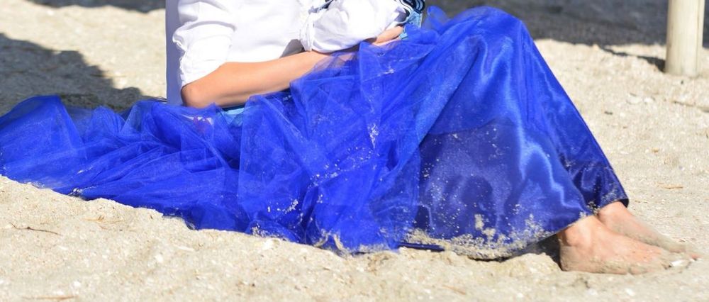 Fusta Tulle MAXI Royal Blue