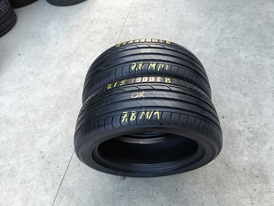 Doua anvelope vara 215 50 18 bridgestone turanza T001 profil de 7,8 mm