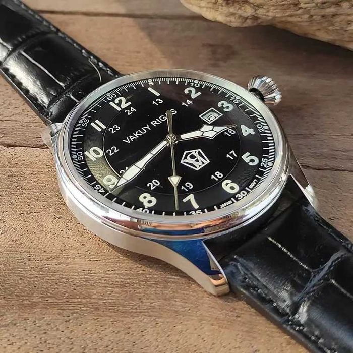 Vakuy Rigas 44 mm German Pilot Automatic Seiko Nh35