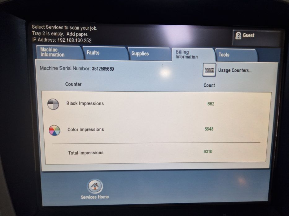 Vând imprimanta xerox wc 7755 laser color Workcenter, 
- imprimare col