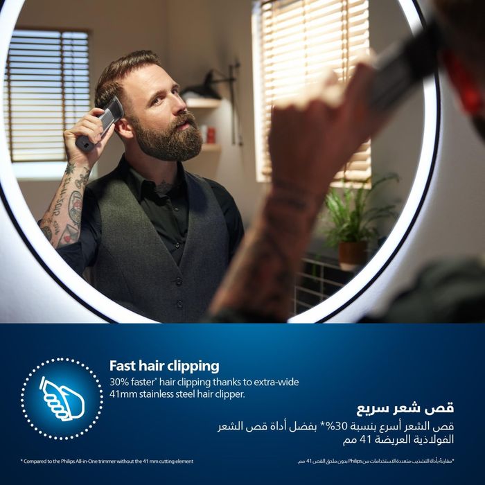 Триммер Philips + One Blade MG9553/15 20в1 9000 Серия 1 Год Гарантия