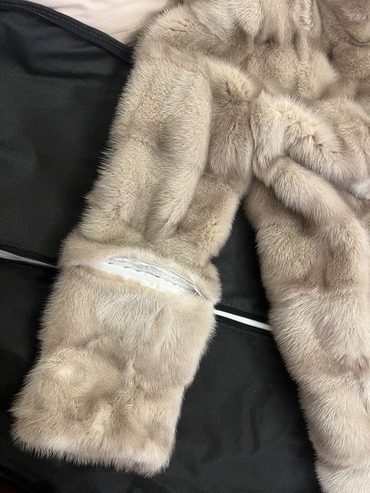 Шуба норковая светлая