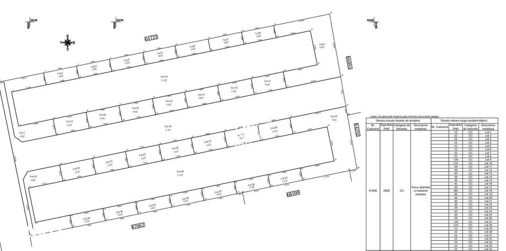 Case insiruite , 4 camere , P+1E - central in Valea Lupului