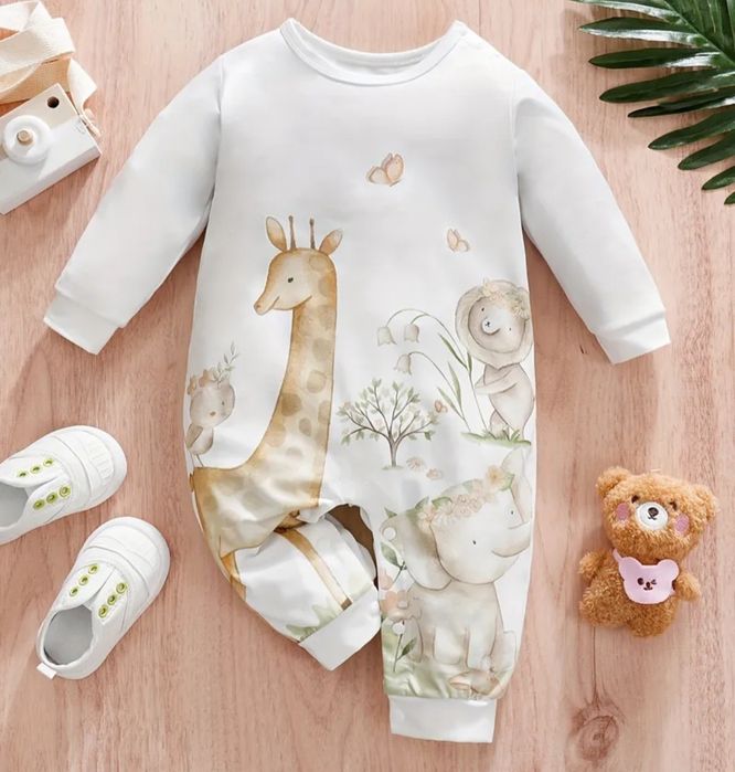 Ромпъри с цип за бебе 0-3 и 1-3 м