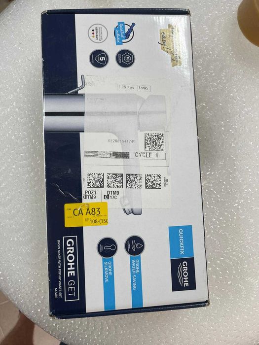 Grohe Get - Baterie lavoar cu evacuare, crom 23454000