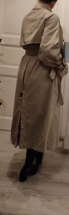 Trench clasic Zara cu eticheta, mărimea XS bej, model actual,