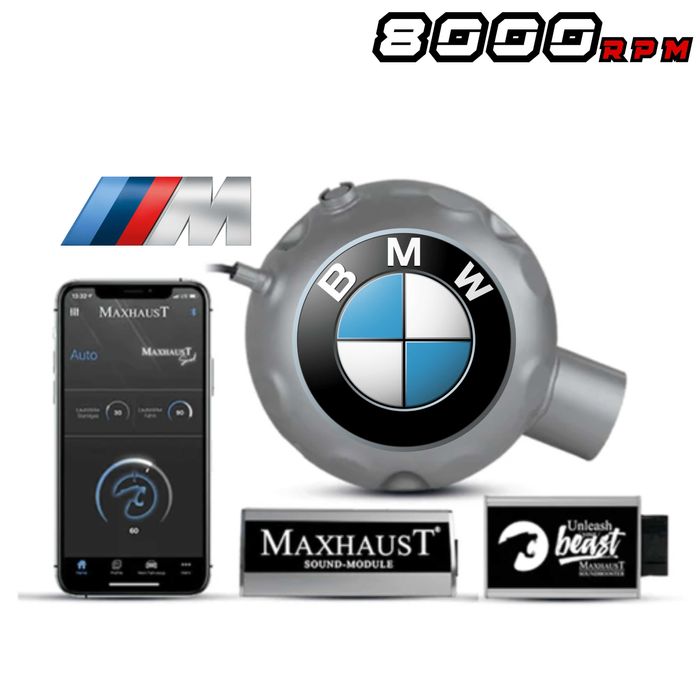 V8 M Performance звук BMW Maxhaust v3 Active Sound спортна генерация