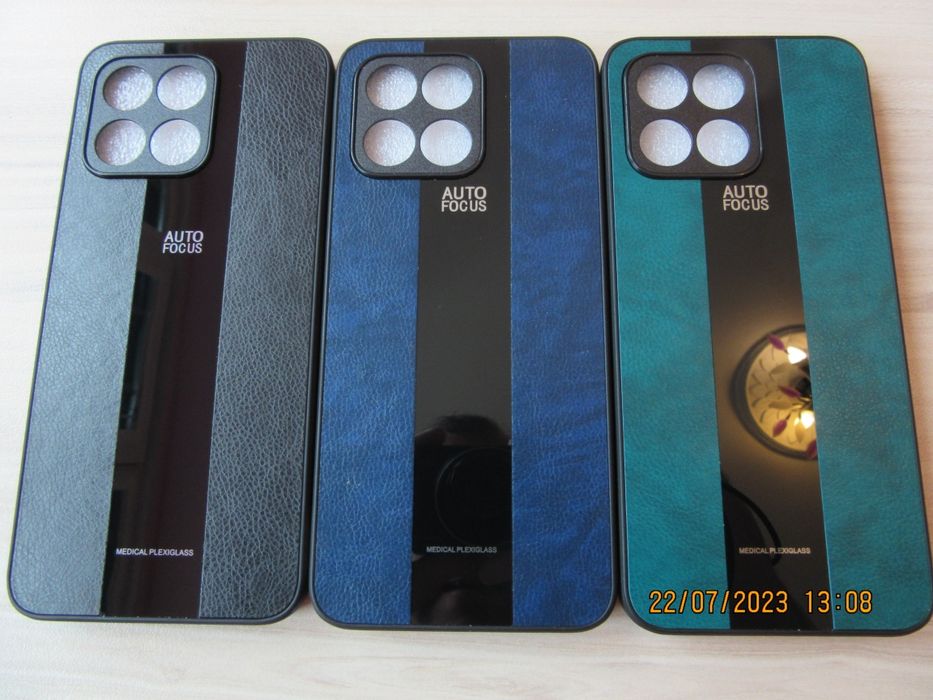 Honor 70 Lite 5G / X8 5G / PORSCHE Кожен кейс гръб с пръстен