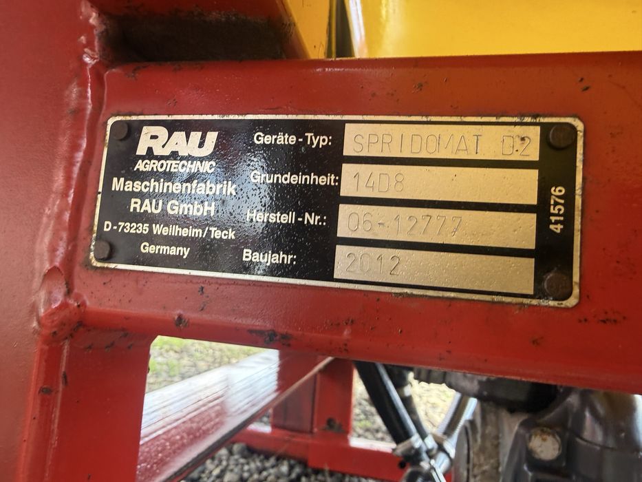 Instalatie Met de erbicidat Rau 15m