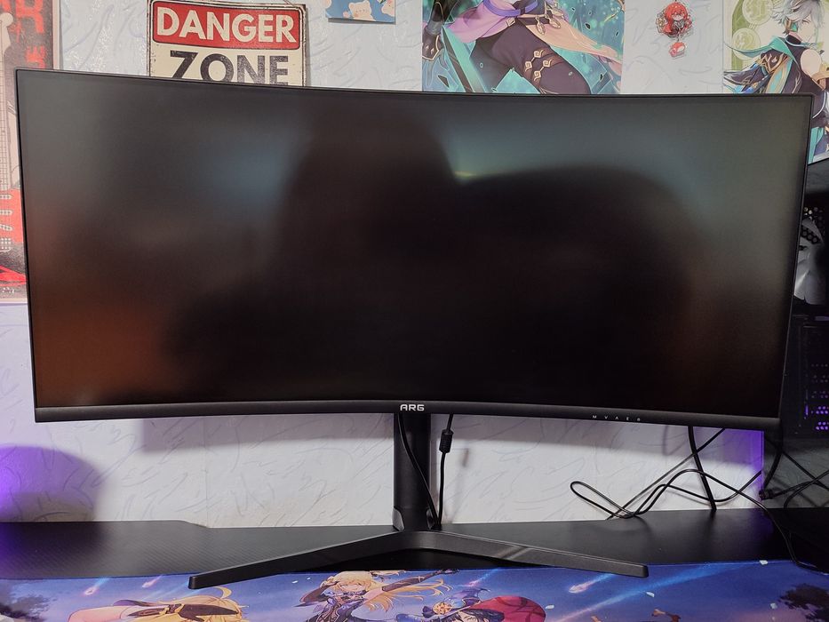 Монитор 34" ARG MG34WQ180 черный