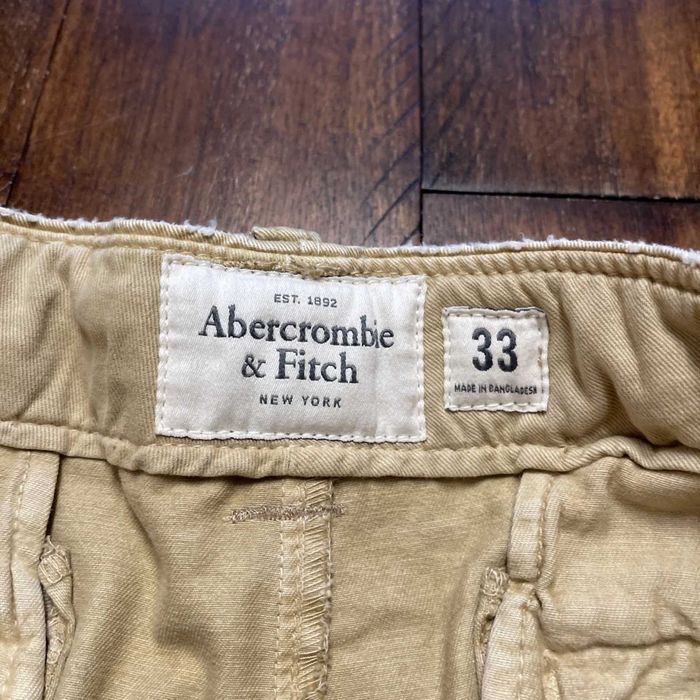 Шорты мужские Abercrombie & Fitch Khaki Cargo Shorts! Новые с бирками!