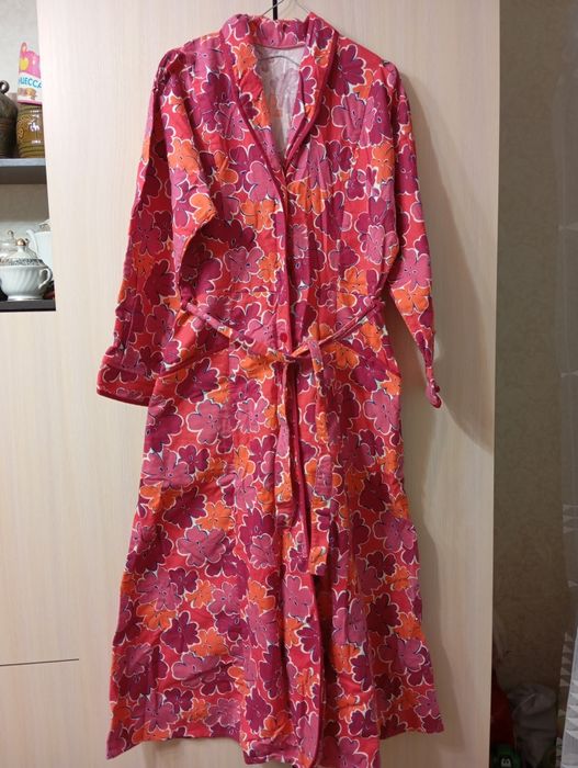 Халат женский фланелевый