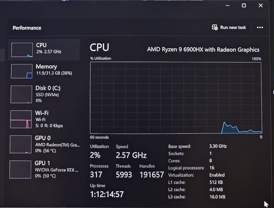 Laptop Gaming High-End | Ryzen 9 6900HX | RTX 3070 Ti | Ecran 2K 240Hz