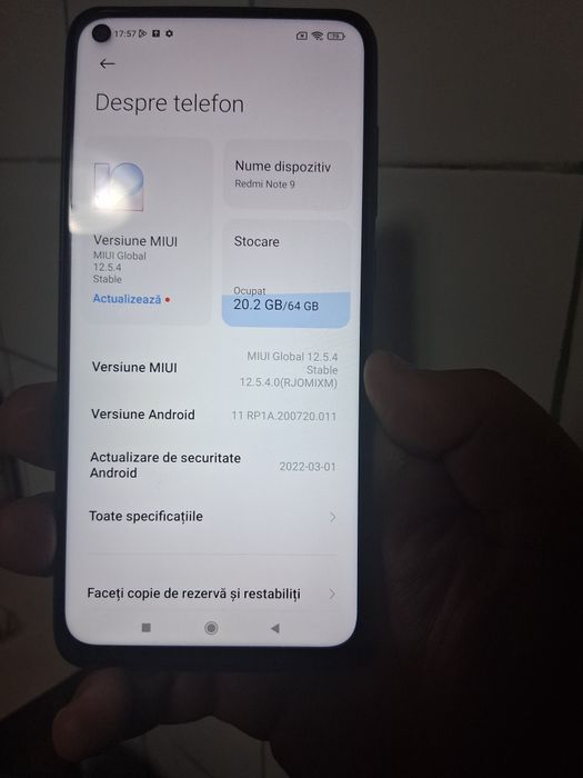 Vand xiaomi Redmi note 9