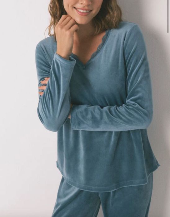 Зимна Дамска Пижама Women’Secret Размер M Нова тюркоаз