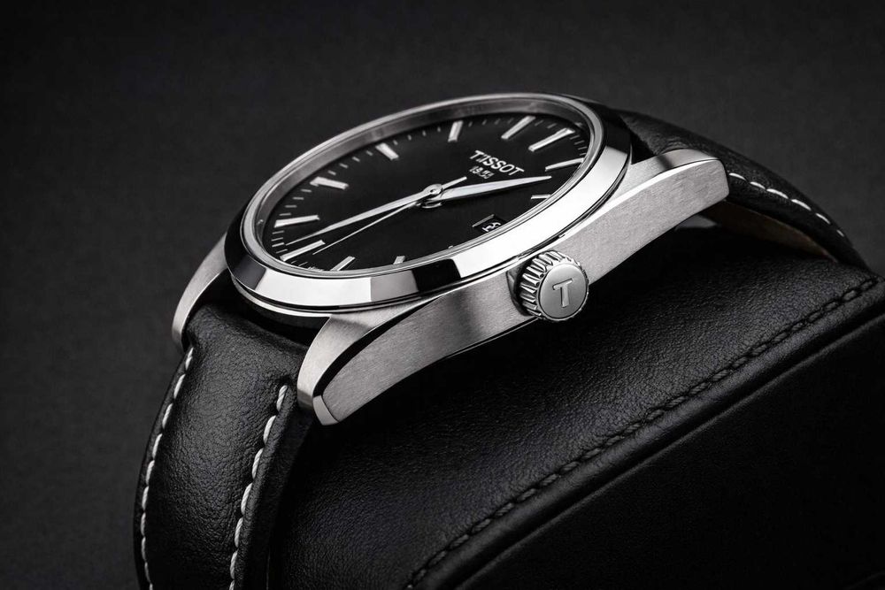 Tissot Gentleman Swiss Safir Ceas Barbati Nou Cutie Factura Garantie