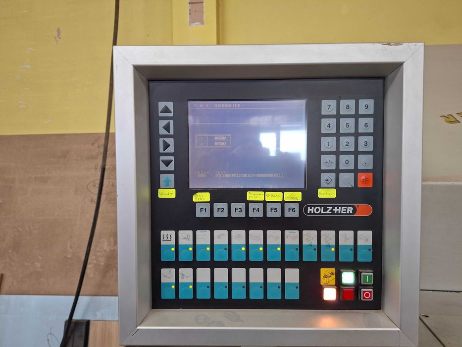Кантираща машина Holzher Sprint 1416 и аспирация Явор 3-3М