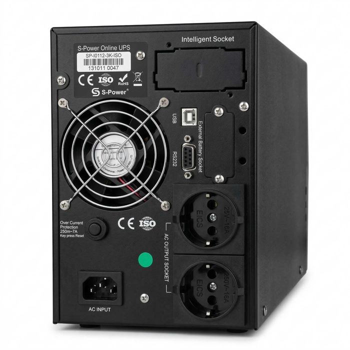 Spower 1 kVA Online UPS Baracuda 1101