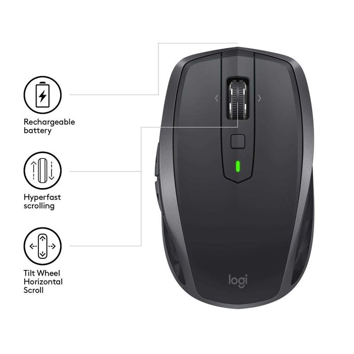 Mouse Wireless sau Bluetooth Logitech MX Anywhere 2S cutie Nou Sigilat