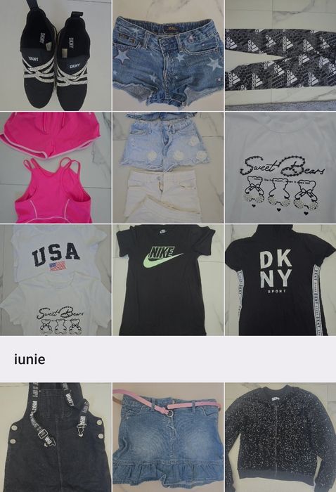 Outfit de vara complet fetite 10 ani, DKNY, Ralpf Lauren, Zara, H&M,