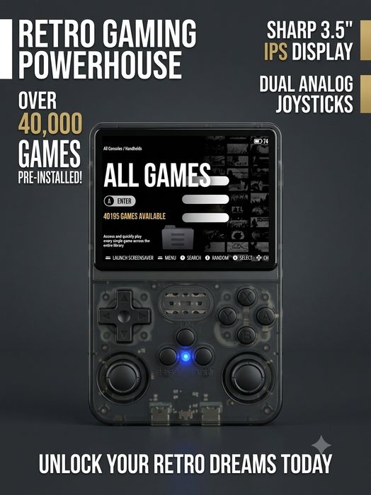 Конзола Palm Games R40S PRO – Над 40,000 игри