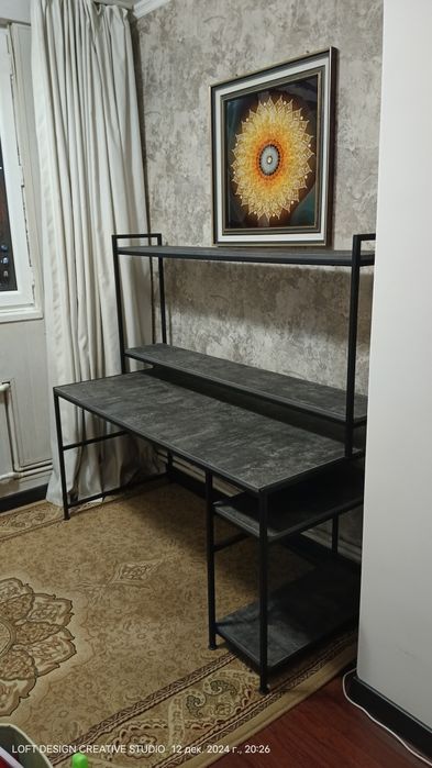 Расрочка Лофт мебель Компютерный стол письменный геймерский