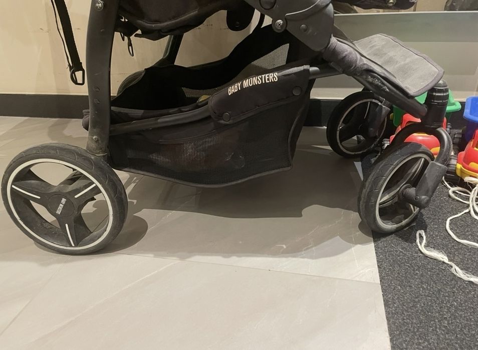 Детска количка за близнаци Monster