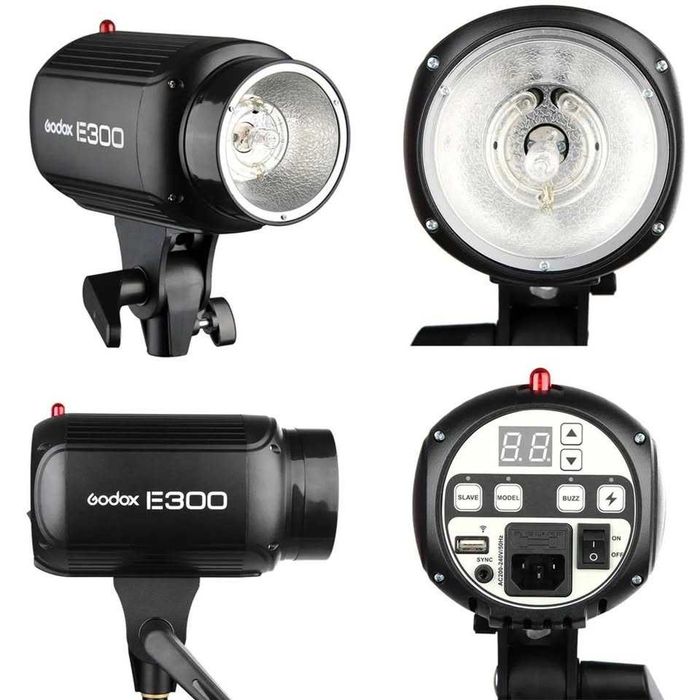 Kit Blitz Studio 300W Godox E300-D