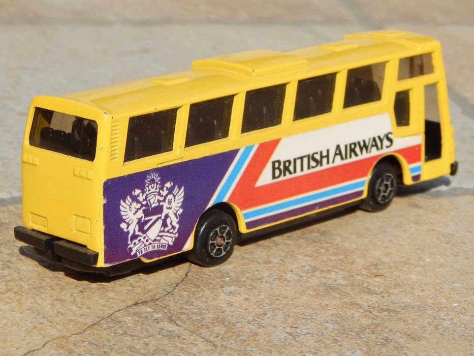 Macheta autobuz autocar Guiloy British Airways fab Spania sc 1:86