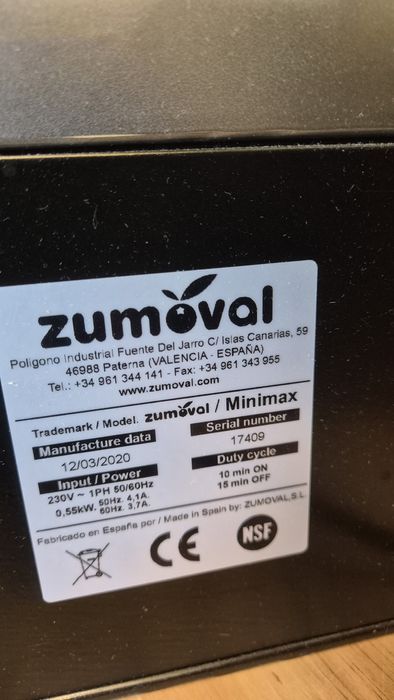 Storcator profesional citrice portocale Zumoval