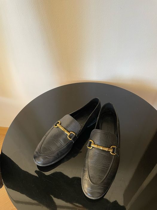 Мокасини естествена кожа Massimo Dutti