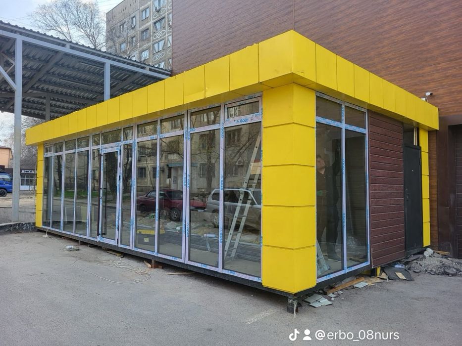 Алюминий терезе есік перегородкалар
