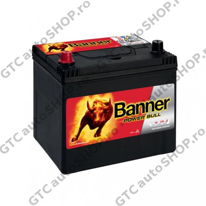 acumulator auto banner power bull 60ah (cu borne inversate)