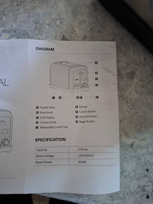 Тостер Holife американский, ОРИГИНАЛ, НОВЫЙ