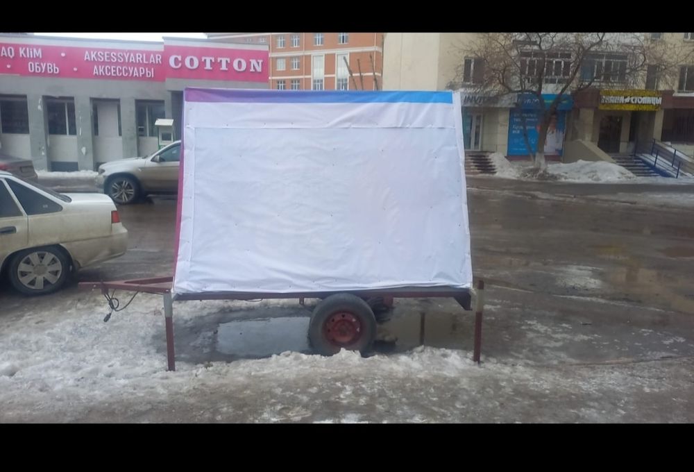 Прицеп платформа реклама перевозка