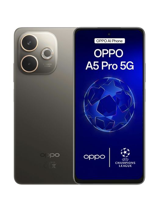 Telefon mobil OPPO A5 Pro, Dual SIM, 8GB RAM, 256GB, 5G, Black Brown