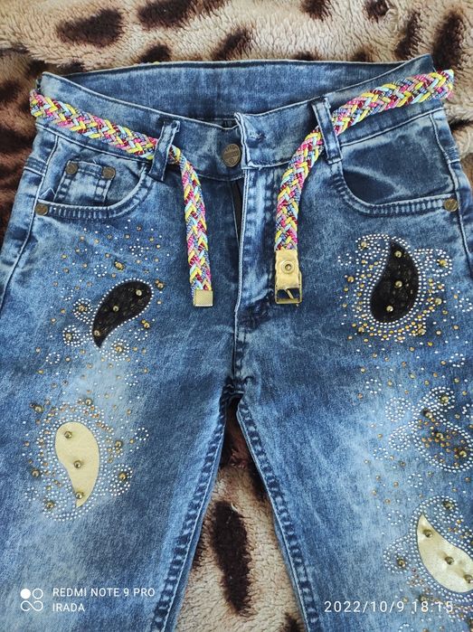 Джинсы детские для девочки