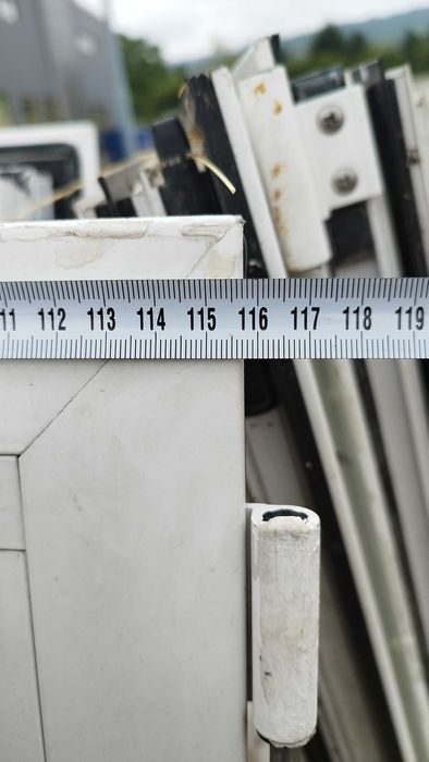 Алуминиеви крила от прозорци без каса - дограма прозорец 116/164 см