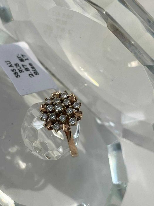 КОЛЬЦО золото 585 РФ\Рассрочка 0% СКИДКА\ Ломбард Asia gold / 3410