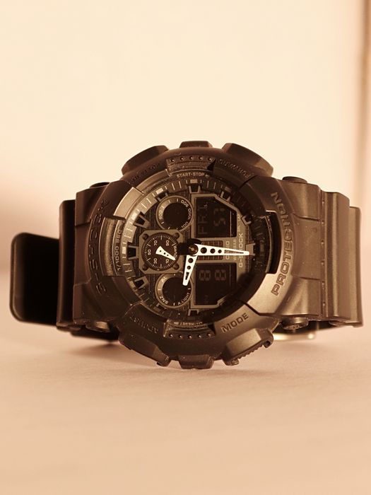 Ceas G-Shock GA-100 5081/5082 Steel Black (mic defect)