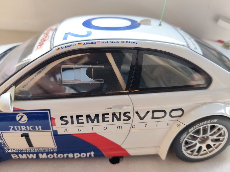 Macheta BMW M3 GTR 1/18 Autoart