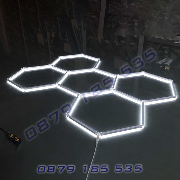 LED панели Пчелна пита осветлениеинтериор професионална работа таван