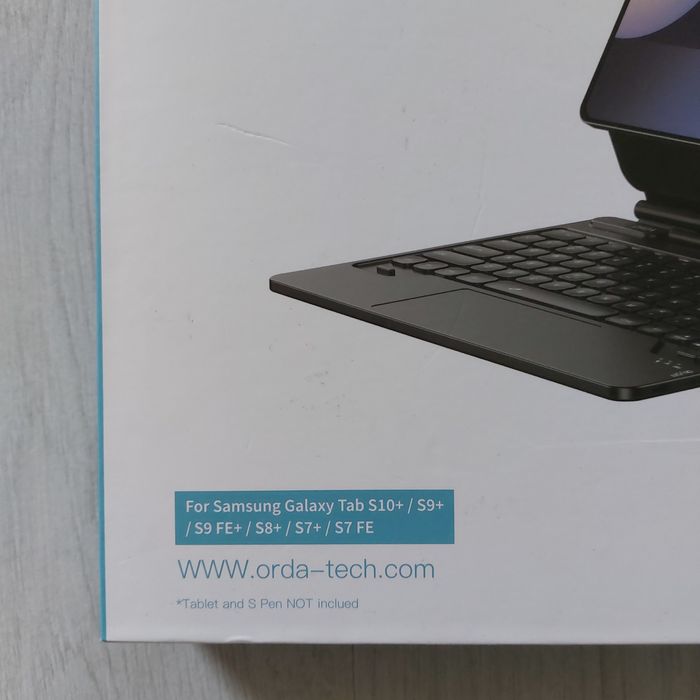 Професионален Магнитен Калъф с Клавиатура ORDA за Samsung Tab S10+/S9+