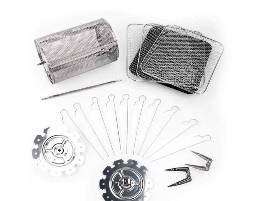 Фурна с горещ въздух 8в1 Finlux FAO-1120FX, 2000W, 11 литра, Черен