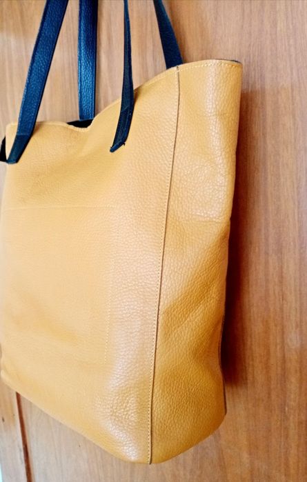 Чанта shopper естествена кожа