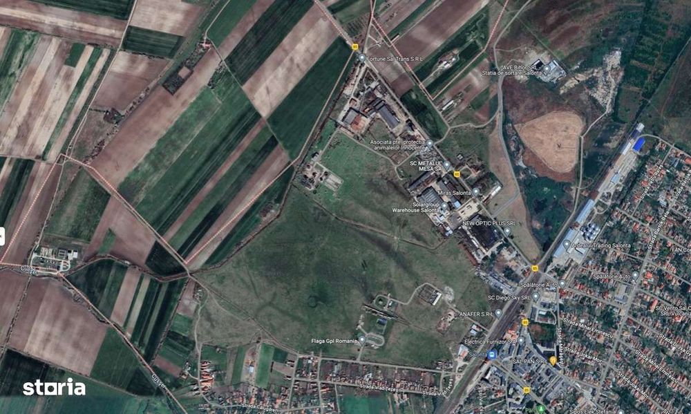 Teren intravilan str. Ghestului 62865mp curti constructii cu utilitati