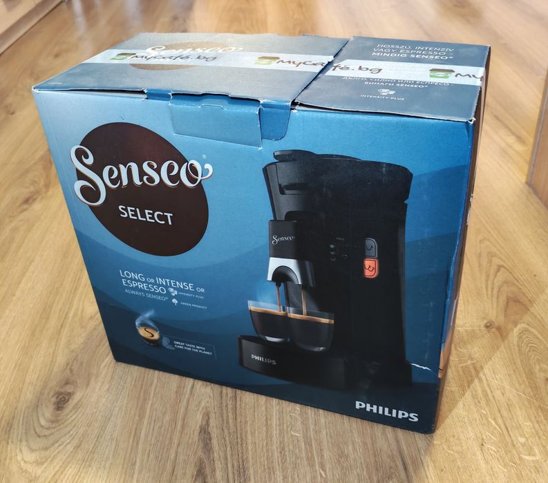 Philips Senseo Кафемашина -  с 2 приставки и оригинална кутия!