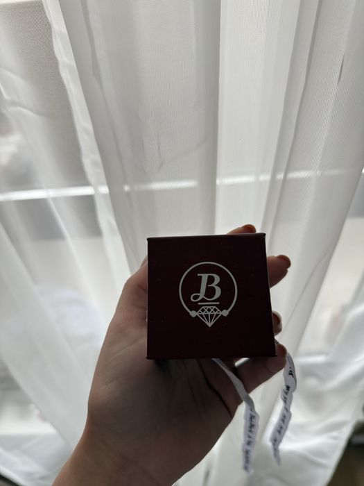 BirSe обеци бяло злато